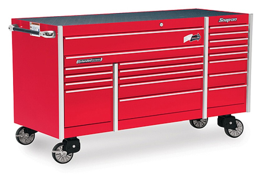 Snap-On KRL7023CPBO, 19 Drawer Triple Bank Roller Cabinet