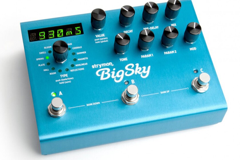 Strymon BigSky Guitar Reverb Pedal