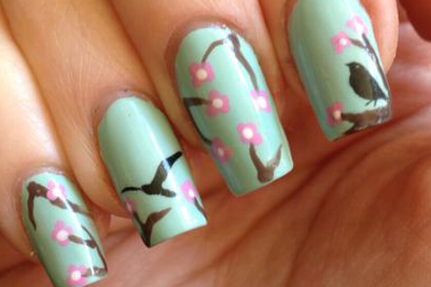 Fake Tattoos Nail Tattoos - Bird Design