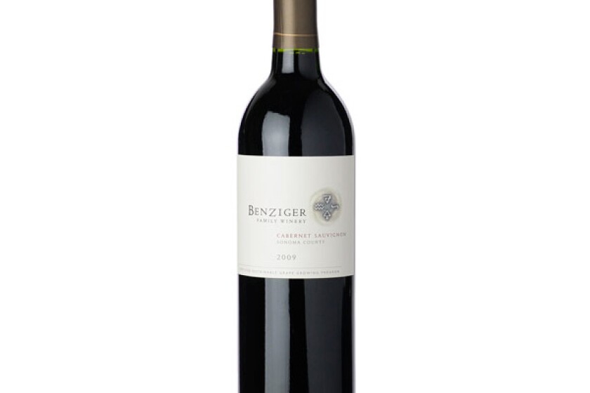 Benzinger Sonoma County Cabernet Sauvignon '09