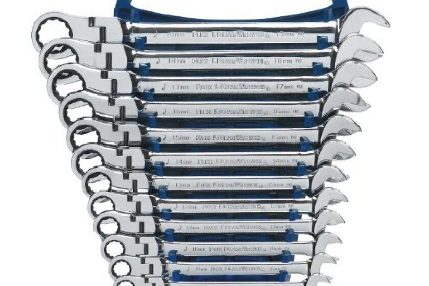 Williams MWS-30 5-Piece Metric Ratcheting Box Wrench Set Metric with Roll Pouch 6 /& 12 Point