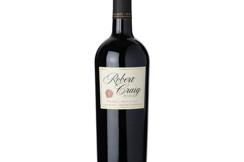 Robert Craig Cabernet Sauvignon Howell Mountain '10