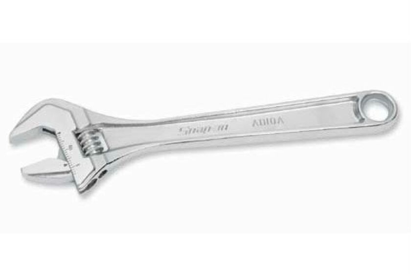 Snap-on 10" long Adjustable Wrench