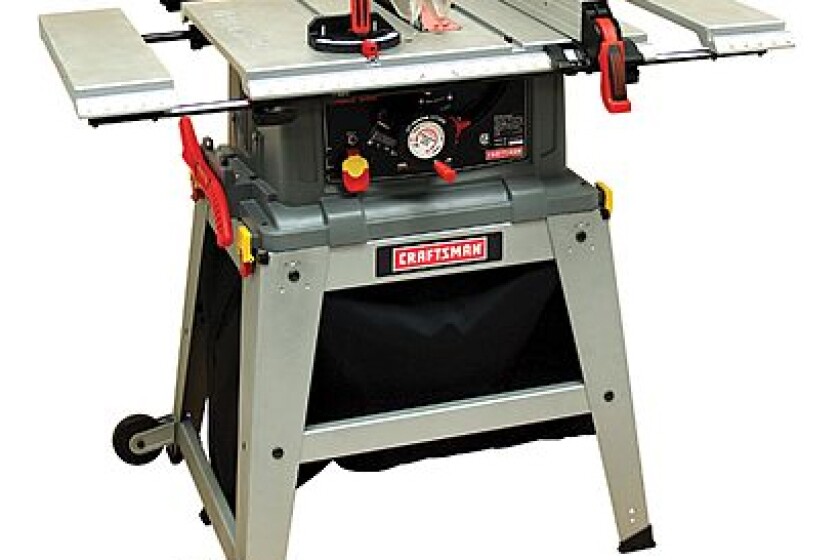Craftsman 10" Table Saw with Laser Trac, #21807