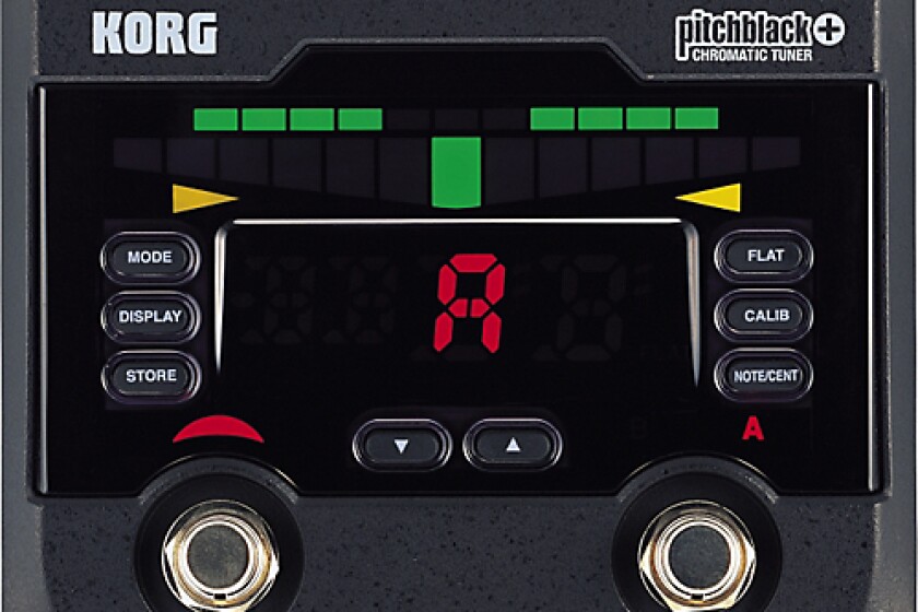 Korg PB02 Pitchblack + Chromatic Pedal Tuner