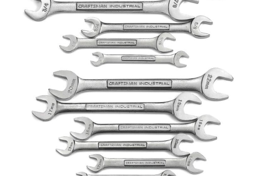 Craftsman Professional Use 13-Piece Open End Inch/Metric Wrench Set