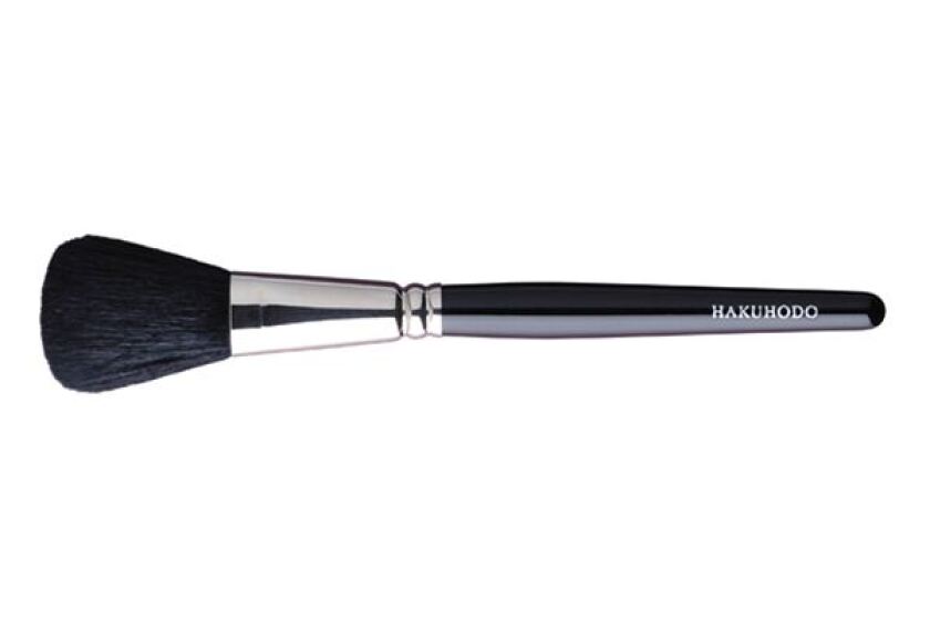 Hakuhodo K022粉刷圆形和扁平