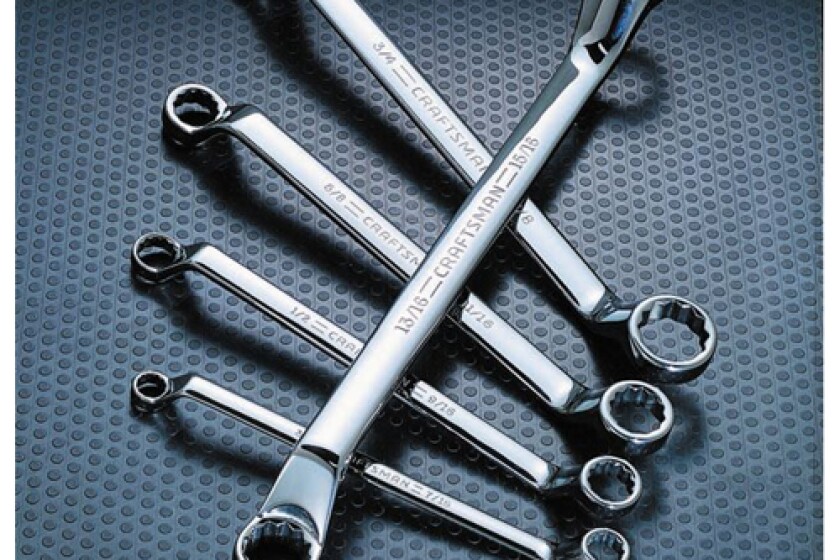Craftsman Professional 5 pc. Metric Full Polish 12 pt. Deep Offset Box End Wrench Set