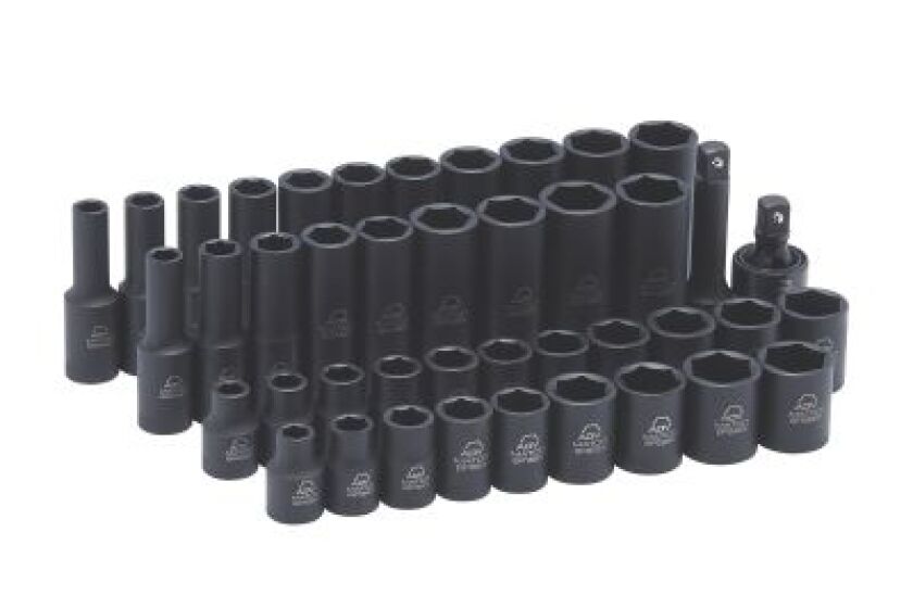Matco SBP426V 3/8" Drive 42 Piece SAE & Metric 6 Point Deep Impact Socket Set