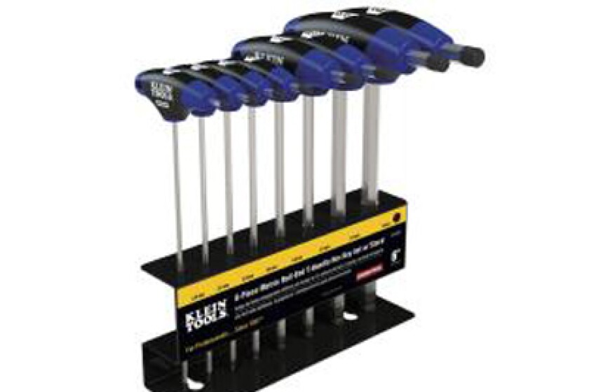 Klein Tools T-Handle Ball End Hex Keys - JTH68MB
