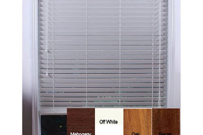 Customized 34-Inch Real Wood Window Blinds