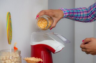 top quality pop corn machine