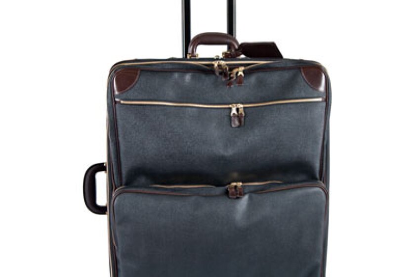 J. Peterman Leather Rolling Packing Bag