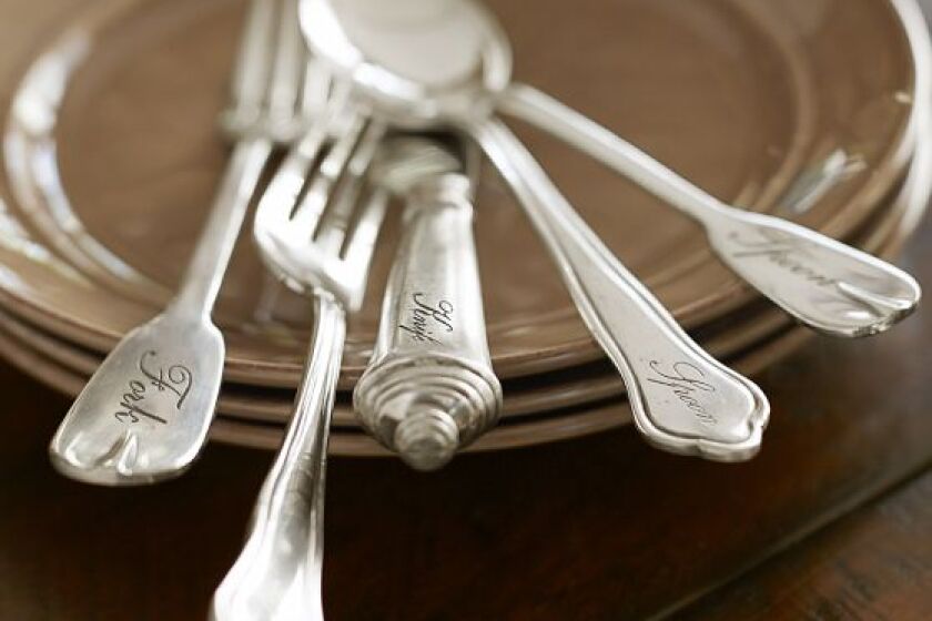 Potterybarn Antique Silver Flatware